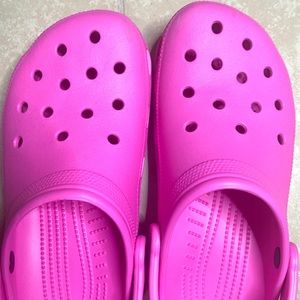 Pink Crocs